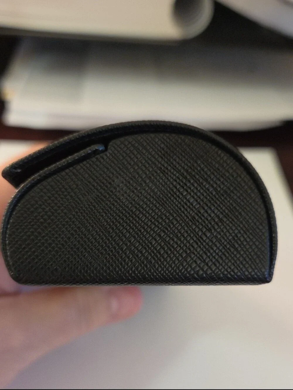 Prada Black Sunglasses Case With Cleaning Cloth Unisex